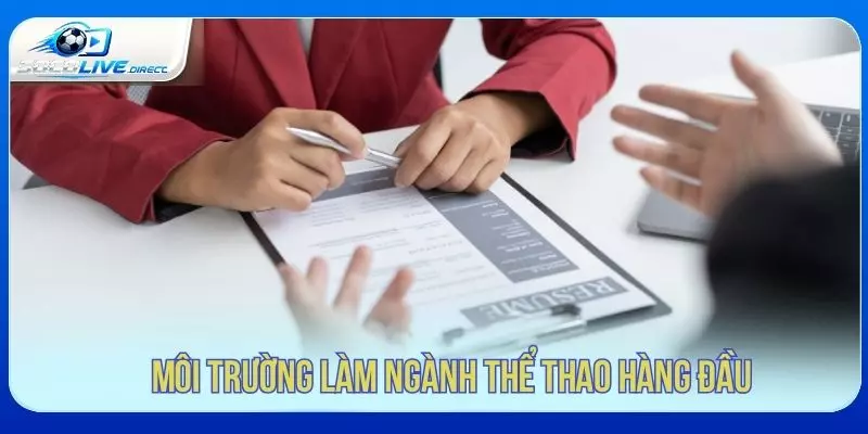 Socolive Tuyển Dụng - Cơ Hội Việc Làm Bóng Đá Môi trường làm việc trong lĩnh vực bóng đá trực tuyến