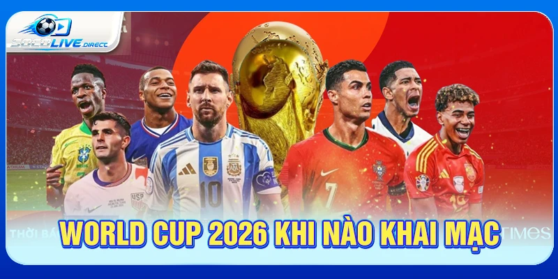 World Cup 2026 khi nào khai mạc